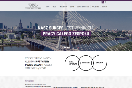 projekt strony internetowej dla LDS Łazewski Depo i Wspólnicy