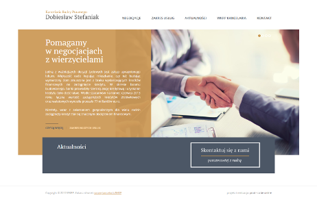 projekt strony internetowej dla Dobiesław Stefaniak - Kancelaria Radcy Prawnego