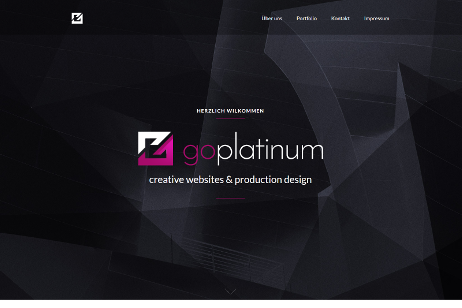 projekt strony internetowej dla GO Platinum