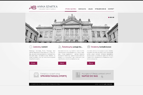 projekt strony internetowej dla Anna Szmitka - Kancelaria Radcy