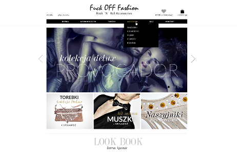 projekt strony internetowej dla FOF by Nath - sklep internetowy